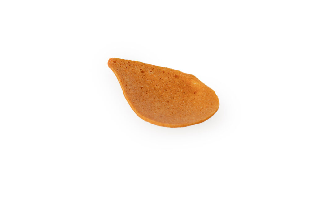 ORANGE DROP-SHAPED WAFFLE 60 PIECES