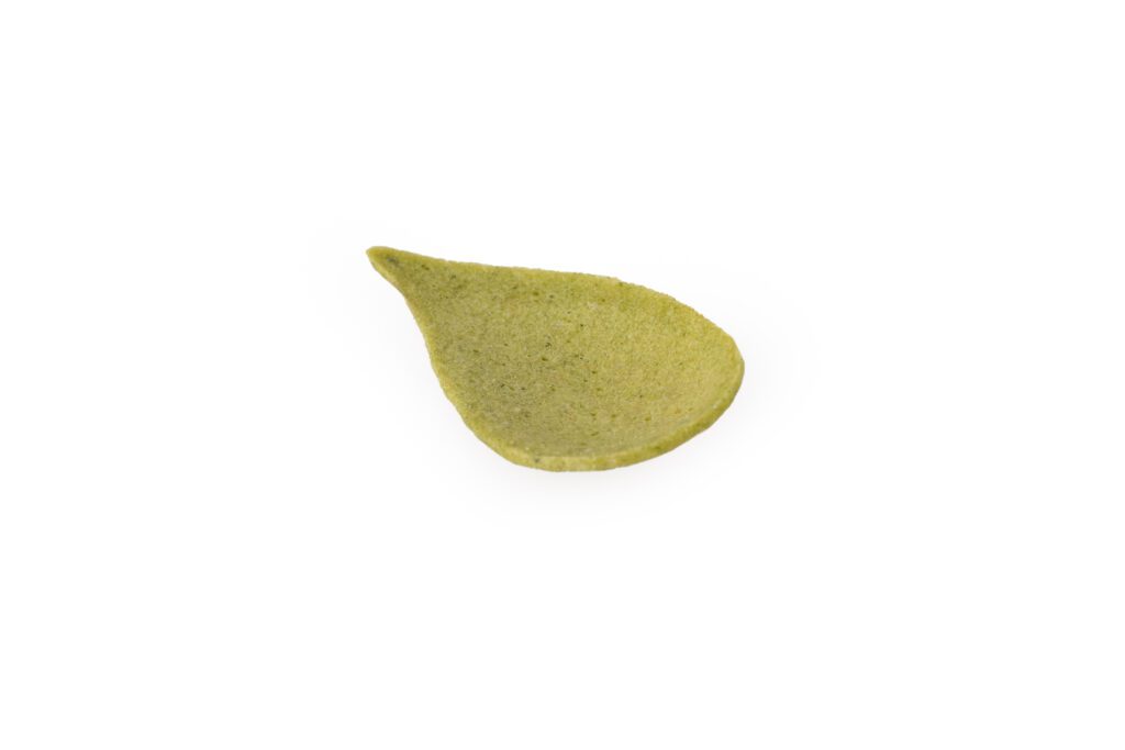 GREEN DROP-SHAPED WAFFLE 60 PIECES