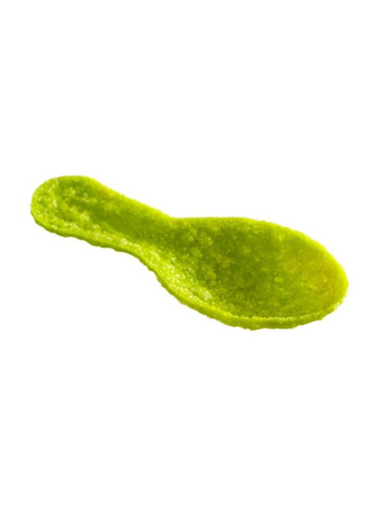 GREEN SPOON SHAPED WAFFLE 60 PIECES