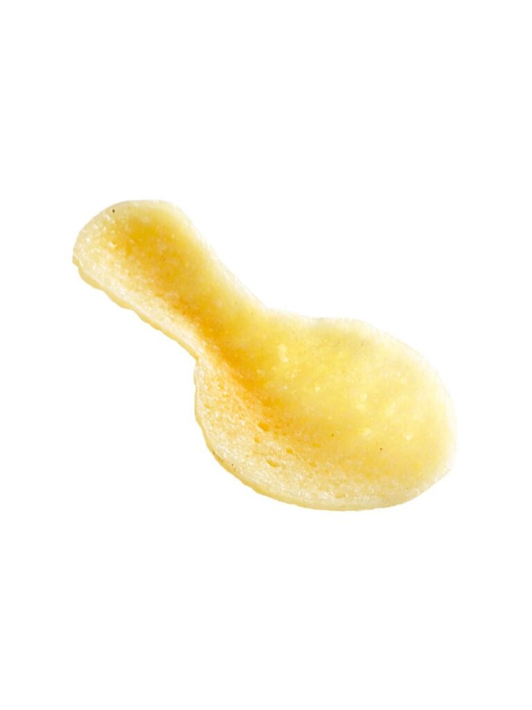 WHITE SPOON-SHAPED WAFFLE 60 PIECES