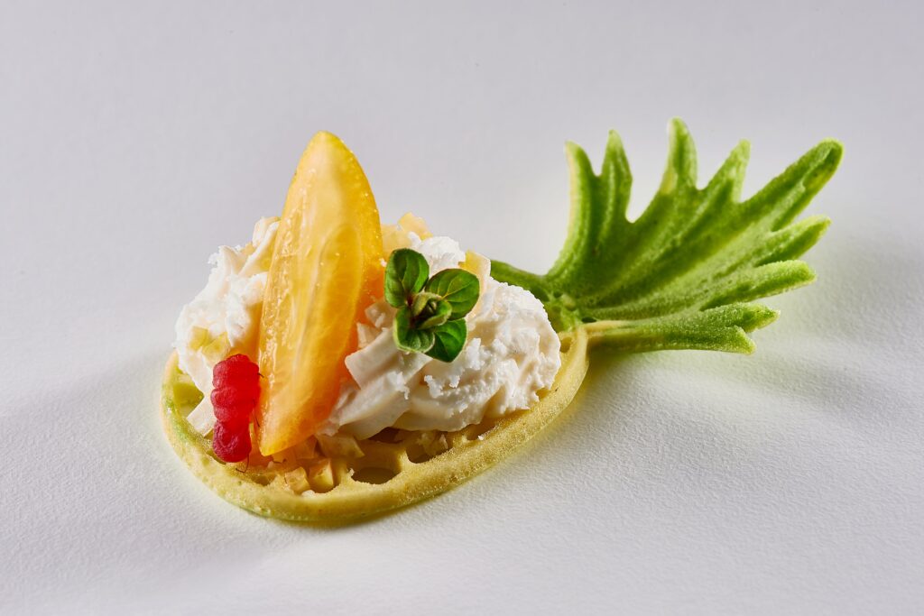 Cialda alimentare dolce "Ananas"