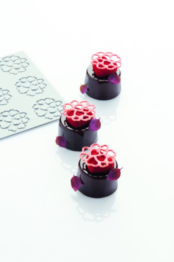 SILICONE MOLD “TONDO CUORI”