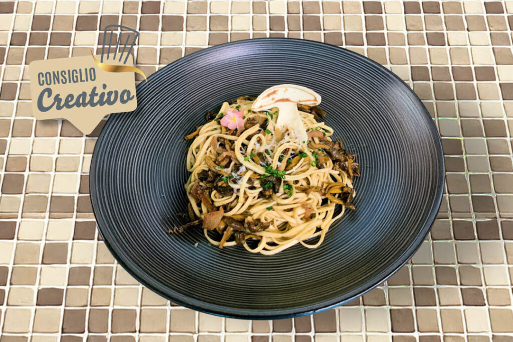 Consiglio Creativo: Linguine ai Funghi con Ortaggi EaTools