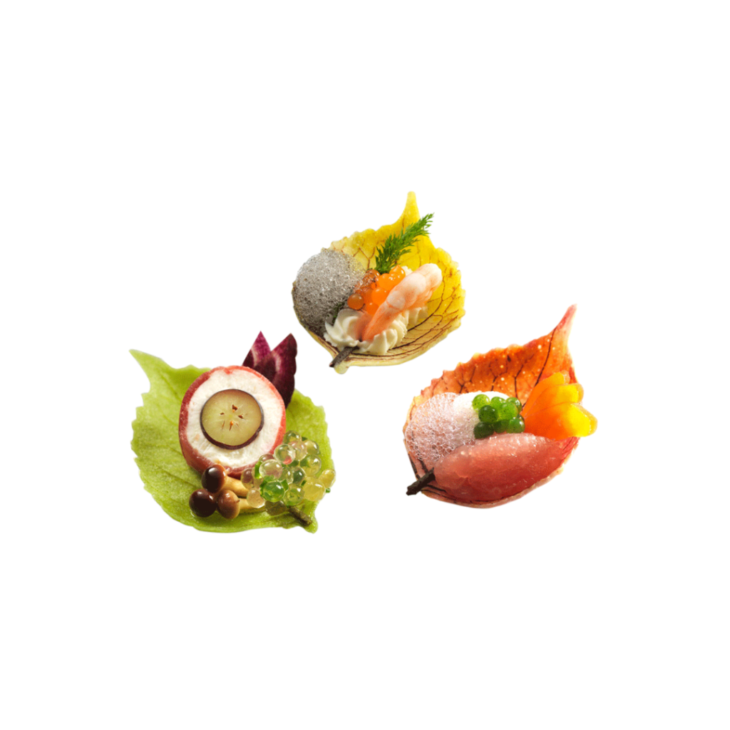 Cialde alimentari "Foglie finger miste"