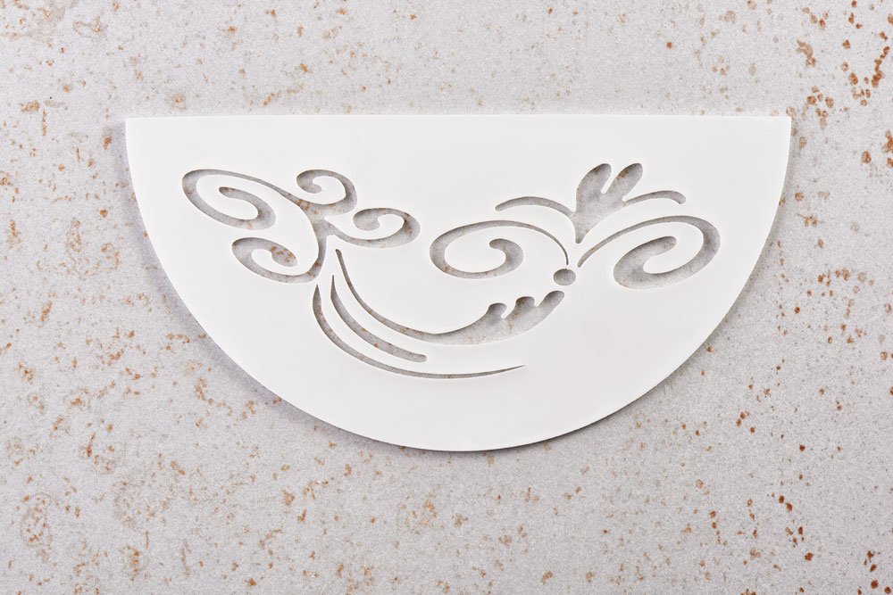 Barocco - Stencil in silicone alimentare